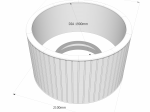 Kaďa 210cm - Set Natur - Béžová