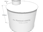 Plastová nádrž na dažďovú vodu