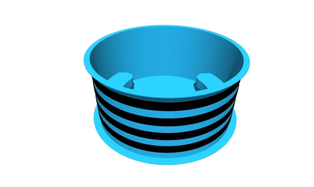 Ø 1,91m/2,05m V 1,00m