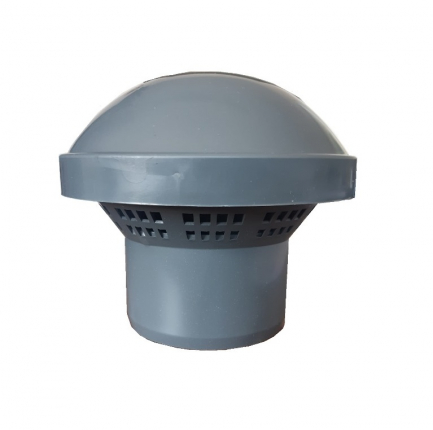 Odvetrávacia hlavica šedá