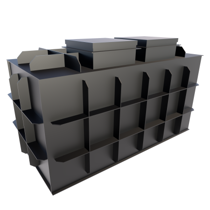3,0m x 1,5m x 1,8m-TWIN 1.8