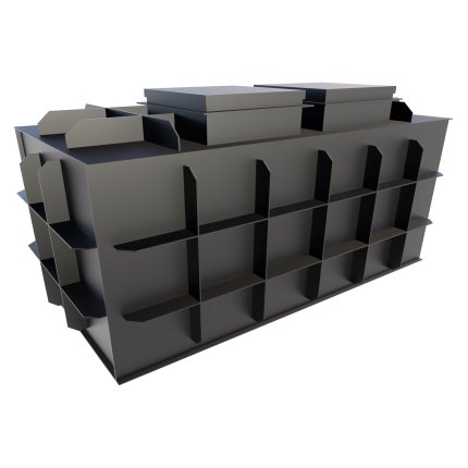 3,0m x 1,5m x 1,5m-TWIN 1.5