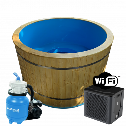 Kaďa 180cm - Set Natur - Modrá