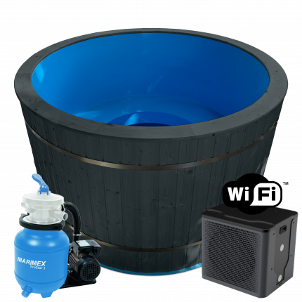 Kaďa 210cm - Set Antracit - Modrá