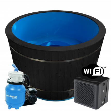 Kaďa 210cm - Set Čierna - Modrá